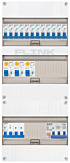 3F groepenkast 36M met 12 groepen+PV16-4P