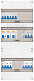 3F groepenkast 36M met 6 groepen+AF+PV16-4P