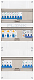 3F groepenkast 36M met 6 groepen+kook+AF+PV16-4P