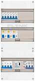 3F groepenkast 36M met 6 groepen+PV20-4P+BT
