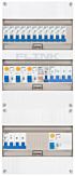 3F groepenkast 36M met 11 groepen+KR+PV20-2P