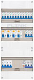 3F groepenkast 36M met 15 groepen+PV16-4P