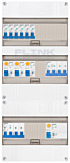 3F groepenkast 36M met 6 groepen+KR