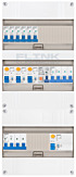 3F groepenkast 36M met 6 groepen+KR+PV16-2P