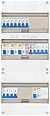 3F groepenkast 36M met 7 groepen+KR+PV16-2P