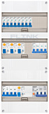 3F groepenkast 36M met 8 groepen+KR+PV20-4P