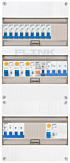 3F groepenkast 36M met 9 groepen+KR+PV20-2P