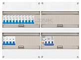 3F groepenkast 48M met 10 aardlekautomaat+PV16-4P