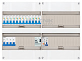 3F groepenkast 48M met 12 aardlekautomaat+PV16-2P+BT