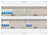 3F groepenkast 48M met 6 aardlekautomaat+PV20-4P