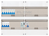 3F groepenkast 48M met 7 aardlekautomaat+PV20-2P+BT