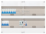 3F groepenkast 48M met 8 aardlekautomaat+PV16-2P+BT