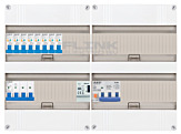 3F groepenkast 48M met 8 aardlekautomaat+PV20-4P+BT