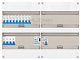 3F groepenkast 48M met 9 aardlekautomaat+PV20-2P+BT
