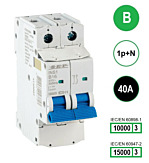 SEP INS1 inst.aut 1p+N - B - 40A - 10/15kA