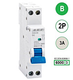 SEP INS36-2B03 inst. 2p B3 6kA (18mm)