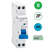 SEP INS36-2B20 inst. 2p B20 6kA (18mm)