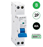 SEP INS36-2B40 inst. 2p B40 6kA (18mm)