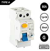 SEP RCD1 Type A[G] al.schak 2p 80A 30mA 10kA