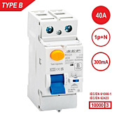 SEP RCD1 Type B al.schak 2p 40A 300mA 10kA