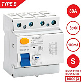 SEP RCD1 Type B[S] al.schak 4p 80A 100mA 10kA