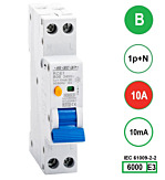 SEP RCE1 Aardlekautom.1p+n B10 10mA 6kA (18mm)
