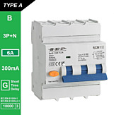 SEP RCM1 Aardlekautom. 3p+n, B06, 300mA, 10kA, Type A[G]