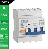 SEP RCM1 Aardlekautom. 3p+n, B06, 30mA, 10kA, Type A[G]