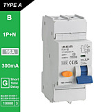 SEP RCM1 Aardlekautom. 1p+n, B16, 300mA, 10kA, Type A[G]