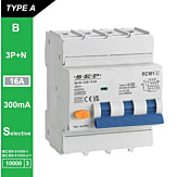 SEP RCM1 Aardlekautom. 3p+n, B16, 300mA, 10kA, Type A[S]