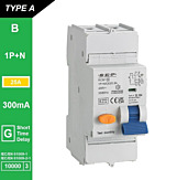 SEP RCM1 Aardlekautom. 1p+n, B25, 300mA, 10kA, Type A[G]