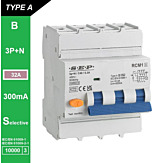 SEP RCM1 Aardlekautom. 3p+n, B32, 300mA, 10kA, Type A[S]