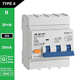 SEP RCM1 Aardlekautom. 3p+n, B40, 30mA, 10kA, Type A[G]