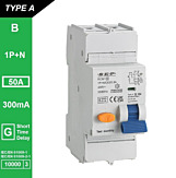 SEP RCM1 Aardlekautom. 1p+n, B50, 300mA, 10kA, Type A[G]