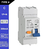 SEP RCM1 Aardlekautom. 1p+n, C16, 300mA, 10kA, Type A[G]
